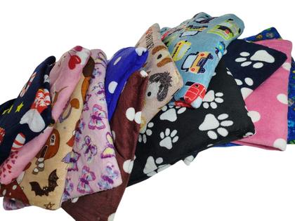 Imagem de Kit 2 Mantas Capas Pet Com Elástico Veste até 60x90 Protetor de Caminhas Colchonetes Almofadas