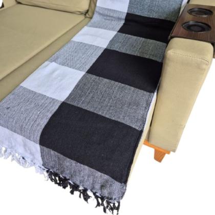 Imagem de Kit 2 Mantas Gigantes Para Sofá 2.40x2.10 Cama, cobertor e Decoração