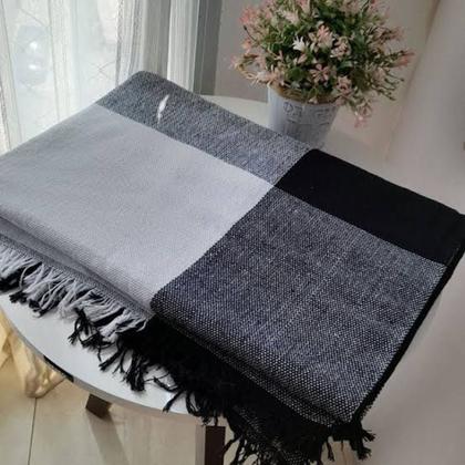 Imagem de Kit 2 Mantas Gigantes Para Sofá 2.40x2.10 Cama, cobertor e Decoração