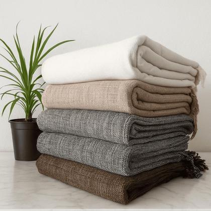 Imagem de Kit 2 Mantas Gigantes Para Sofá 2.40x2.10 Cama, cobertor e Decoração