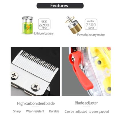 Imagem de Kit 2 Maquina De Cabelo Finalização Corte Wmark Ng202 Ng 108