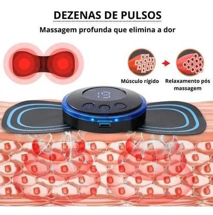Imagem de Kit 2  Massageador Elétrico Portátil Cervical EMS Varilex Alivia Dores Corpo Pescoço