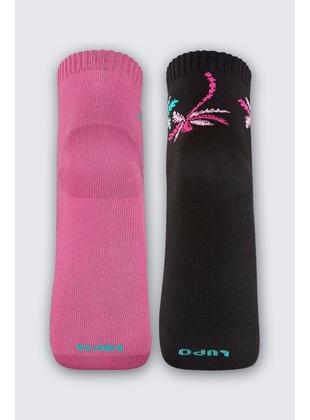 Imagem de Kit/2 Meia Cano Médio Lupo 04570-088 Feminina Sortida Algodão T. 34/39