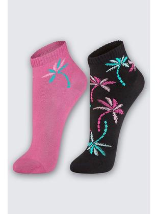 Imagem de Kit/2 Meia Cano Médio Lupo 04570-088 Feminina Sortida Algodão T. 34/39