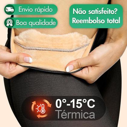 Imagem de Kit 2 Meias Calça De Lã Térmica Translúcida Forrada Pelinho Pelúcia