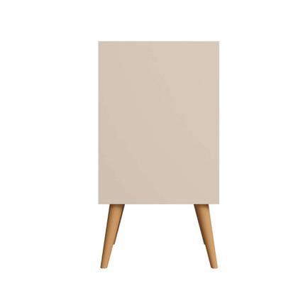 Imagem de kit 2 Mesa De Cabeceira retro Alta 74cm Com 1 Gaveta Nicho Casal Kit 2 Para Cama Box Organizador