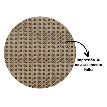 Imagem de Kit 2 Mesas de Cabeceira 100% Mdf Porta Reversível Detalhes Curvos