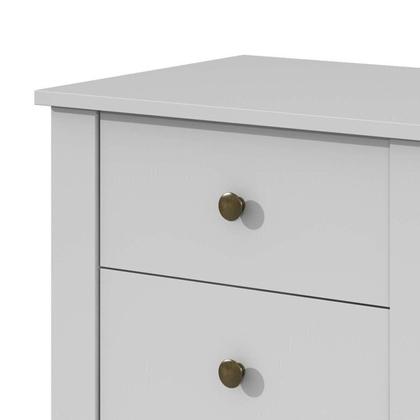 Imagem de Kit 2 Mesas de Cabeceira 3 Gavetas Maggiore New