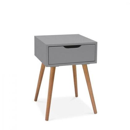 Imagem de Kit 2 Mesas de Cabeceira Retrô Pés Palito Memphis Laqueado