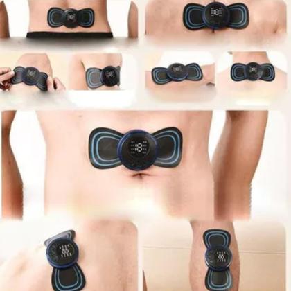 Imagem de Kit 2 Mini Massageador Elétrico Portátil Cervical EMS Varilex Alivia Dores Corpo Pescoço