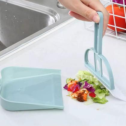 Imagem de Kit 2 Mini Pá e Vassoura Limpeza Casa Mesa Teclado Carro