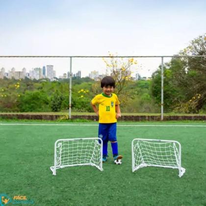 Imagem de Kit 2 Mini Trave Futebol de Rua Baby Fácil Esporte