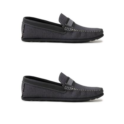 Imagem de Kit 2 Mocassim Masculino Preto Sapato Social Qualidade Conforto Estilo Casual Sapatilha Oxford Drive