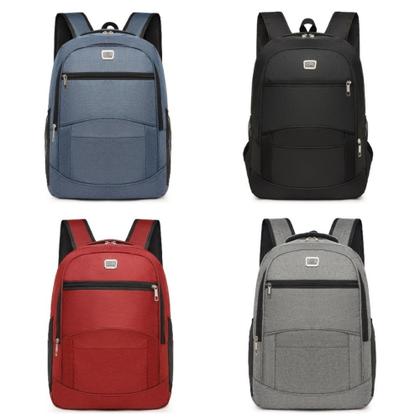 Imagem de Kit 2 Mochila Viagem Casual Faculdade Resistente Impermeável Masculina Feminina - Cor Aleatória