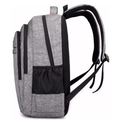 Imagem de Kit 2 Mochilas Bolsa Viagem Resistente Casual Viagem Faculdade Coreana Prática Unissex - Cores