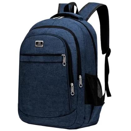 Imagem de Kit 2 Mochilas Bolsa Viagem Resistente Casual Viagem Faculdade Coreana Prática Unissex - Cores