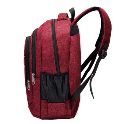 Imagem de Kit 2 Mochilas Bolsa Viagem Resistente Casual Viagem Faculdade Coreana Prática Unissex Mala Escolar