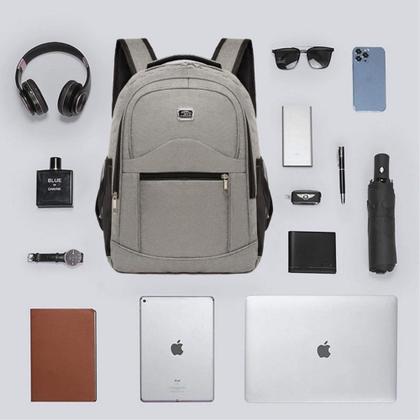 Imagem de Kit 2 Mochilas Bolsa Viagem Resistente Impermeável Coreana Masculina Feminina Escola - Cor Aleatória