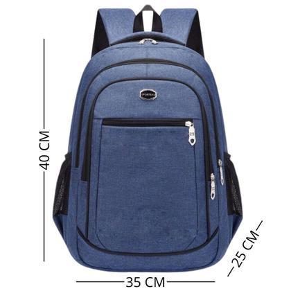 Imagem de Kit 2 Mochilas Bolsa Viagem Resistente Impermeável Coreana Masculina Feminina Escola - Cor Aleatória