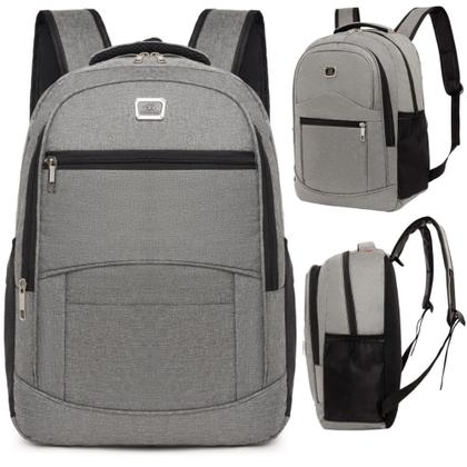 Imagem de Kit 2 Mochilas Bolsa Viagem Resistente Impermeável Coreana Masculina Feminina Escola - Cor Aleatória