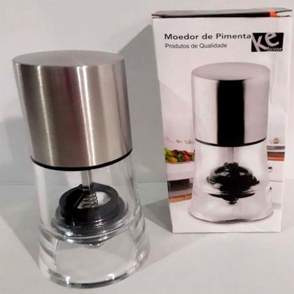 Imagem de Kit 2 Moedor De Pimenta Temperos Moinho Cerâmica Kehome
