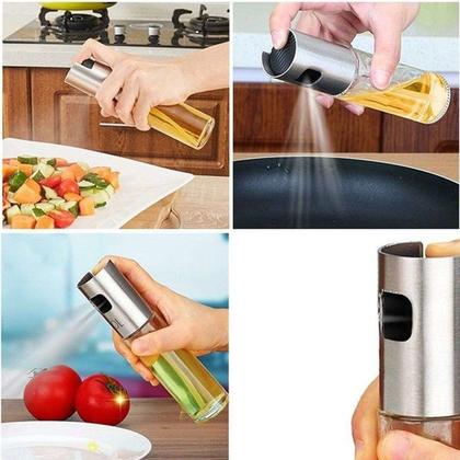 Imagem de Kit 2 moedores sal e pimenta  + kit 2 sprays azeite e vinagre