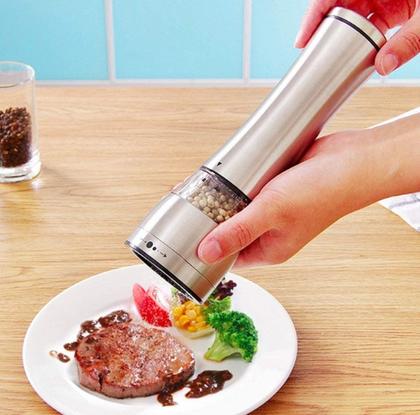 Imagem de Kit 2 moedores sal e pimenta  + kit 2 sprays azeite e vinagre