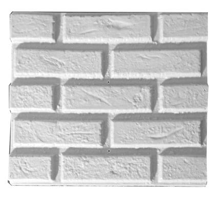 Imagem de Kit 2 Moldes p/ placas de gesso e cimento 3d Tijolo aparente