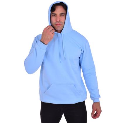 Imagem de Kit 2 Moletons Masculino Macio Confortável 100% Algodão Casual Básico