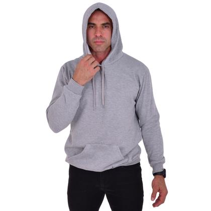 Imagem de Kit 2 Moletons Masculino Macio Confortável 100% Algodão Casual Básico