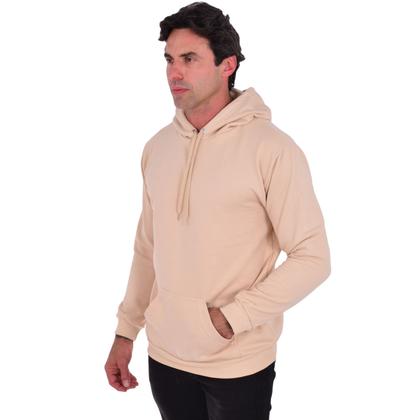 Imagem de Kit 2 Moletons Masculino Macio Confortável 100% Algodão Casual Básico