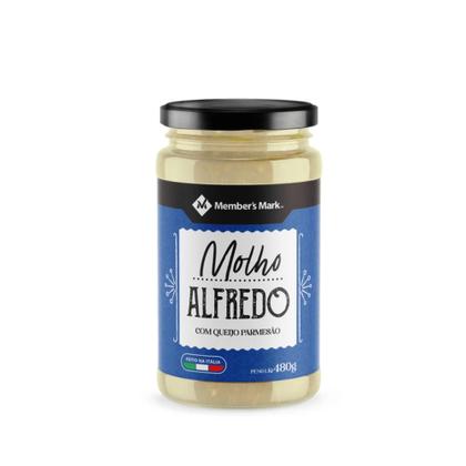 Imagem de Kit 2 molho alfredo italiano members mark com parmesão 479g  clássico, cremoso e versátil