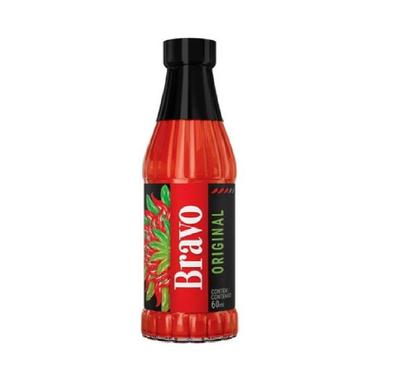 Imagem de Kit 2 Molho De Pimenta Original 60ml Bravo Extra Picante