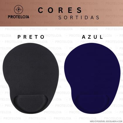 Imagem de Kit 2 Mouse Pad Sortido Ergonomico Com Apoio de Pulso Confortavel Para Escritorio Home Office Gamer