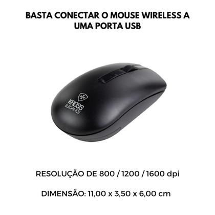 Imagem de Kit 2 Mouse Sem Fio Recarregável USB Silencioso 2 Milhões de Cliques Kross M305 Original Garantia