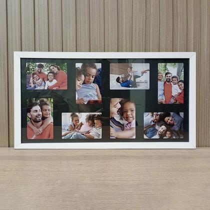 Imagem de Kit 2 Multifoto Porta Retrato de Parede 30x60 16 Fotos 10x15