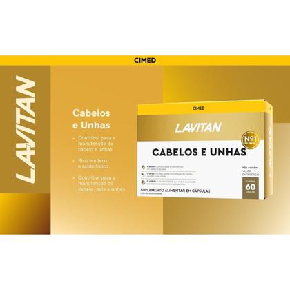 Imagem de Kit 2 Multivitamínico Lavitan Cabelos E Unhas Com 60 Cáps