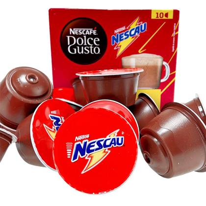 Imagem de kit 2 Nescau em Capsula Nescafé Dolce Gusto Caixa 170g