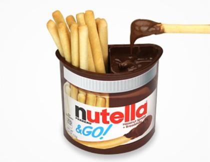 Imagem de Kit 2 nutella & go creme de avelãs & palitos de biscoito alemanha