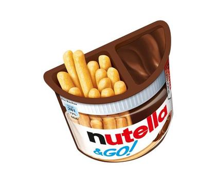 Imagem de Kit 2 nutella & go creme de avelãs & palitos de biscoito alemanha