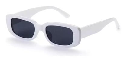 Imagem de Kit 2 óculos de sol retangular escuro dj 1 branco e 1 preto