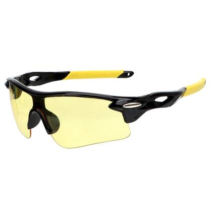 Imagem de Kit 2 Óculos Esportivo Preto Ciclismo + Lente Visão Noturna