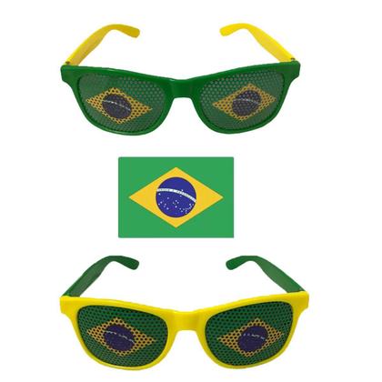 Imagem de Kit 2 Óculos Verde E Amarelo Copa Do Mundo