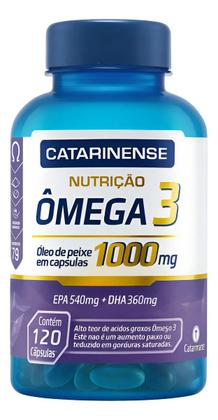 Imagem de KIT 2 Ômega 3 1000mg Catarinense 120 Cápsulas Óleo de Peixe