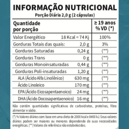 Imagem de Kit 2 Omega 3 Tripla Fonte 1000MG 120CAPS