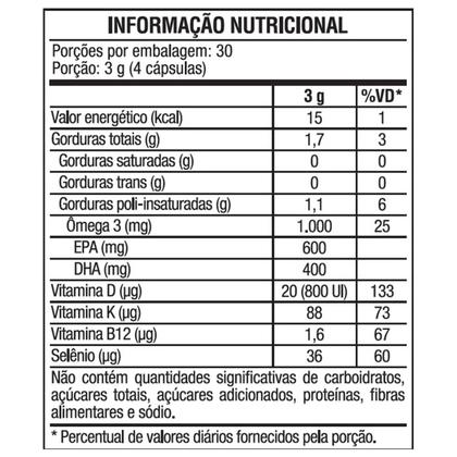 Imagem de Kit 2 Omegafor Family Ômega 3 Vitafor 120 Cápsulas