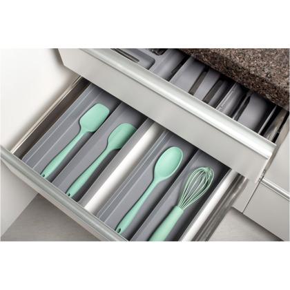 Imagem de Kit 2 Organizador Gaveta Colmeia Divisor Porta Utensílios Talheres Multiuso Roupas - Ou