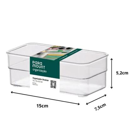 Imagem de Kit 2 Organizador Modular Paramount Diamond Gavetas Talheres