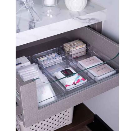 Imagem de Kit 2 Organizador Modular Paramount Diamond Gavetas Talheres
