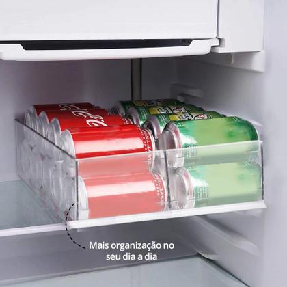 Imagem de Kit 2 Organizadores De Geladeira Modular Multiuso Gavetas Mesa